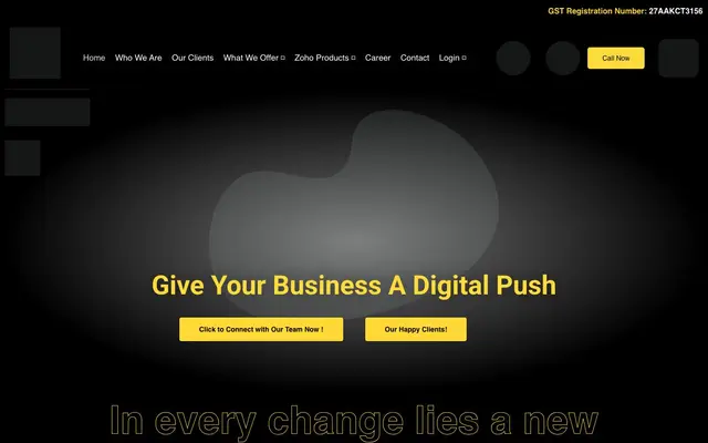 TurnOnWeb Solutions website