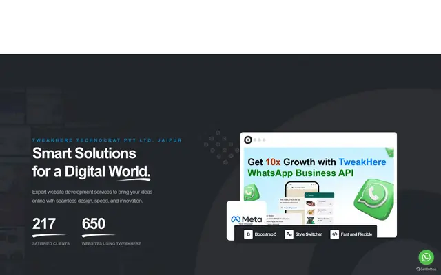 TweakHere Technocrat Pvt Ltd website