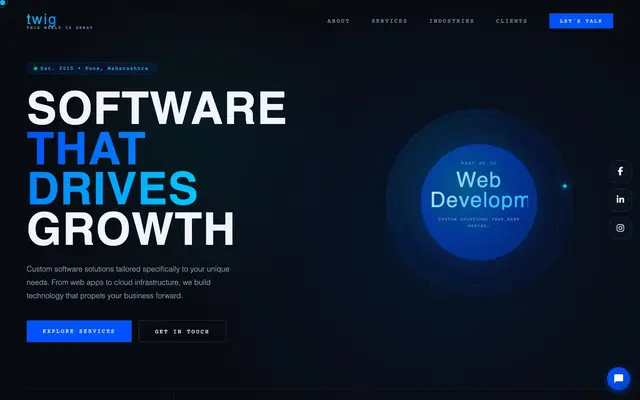 Twig Software Solutions Private Limited website