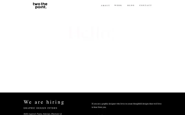 Two the Point website