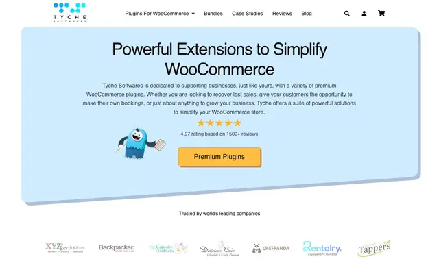 Tyche Softwares website