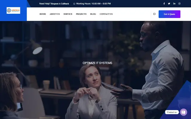 UDESHA TECHNOLOGY website