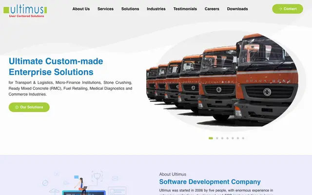 Ultimus Software Pvt. Ltd website