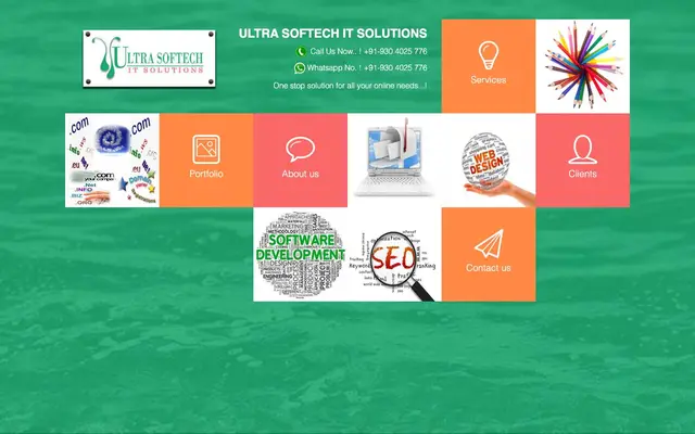 Ultra Softech IT Solutions website