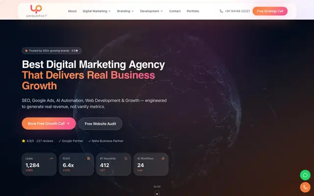 Uniquepact website