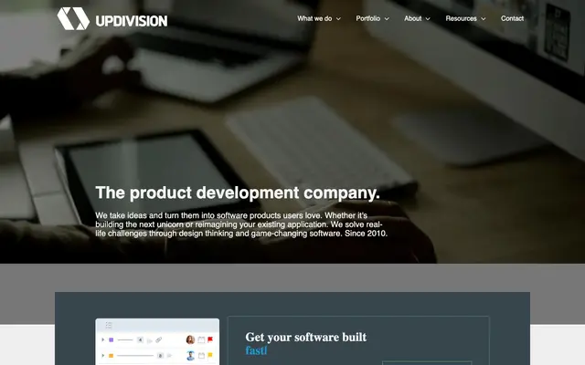 UPDIVISION website