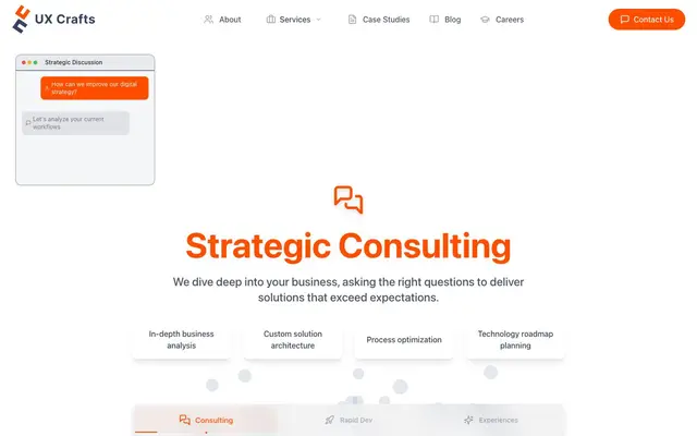 UX Crafts: Web & Mobile App Development | Digital Marketing website