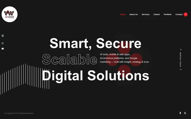 V4WEB website