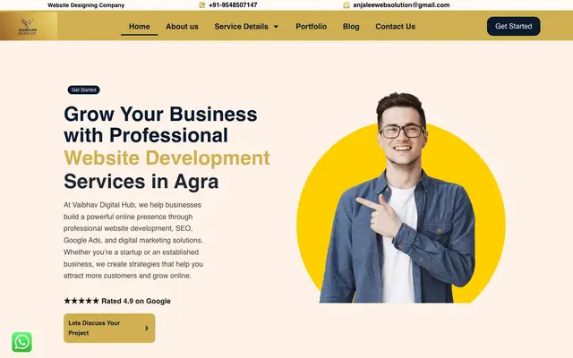 Vaibhav Digital Hub-Wordpress Website Expert website