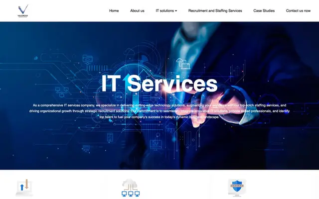 Valorous Technologies website