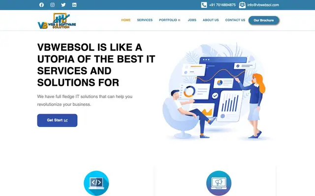 VB Web and Software Solution website