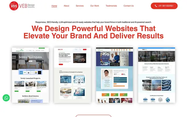 Veb Design Solutions website