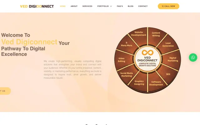 Ved Digiconnect - Website Development & Digital Marketing website