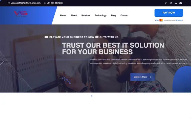 Veeaar Softtech - Best Website Designing Company in Delhi website