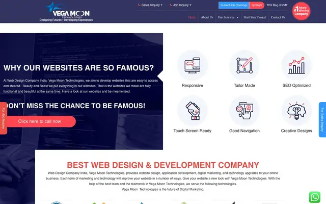 Vega Moon Technologies website