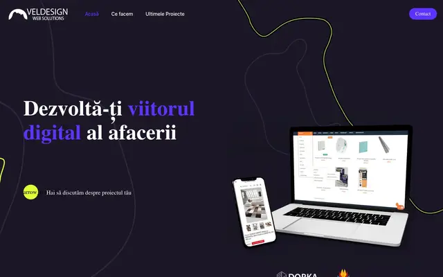 VelDesign Web Solutions website