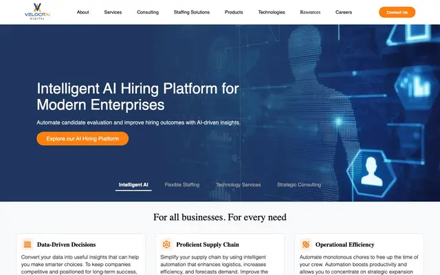 Velocitai Digital Private Limited website