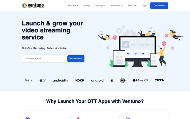 Ventuno Technologies Private Limited website