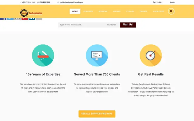 Verit Technologies website