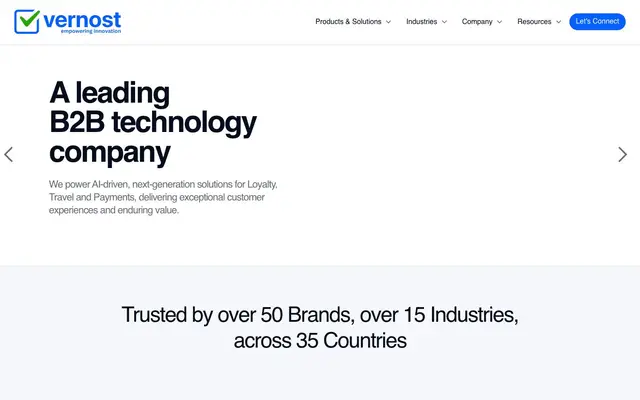 Vernost Tech Ventures Pvt. Ltd. website
