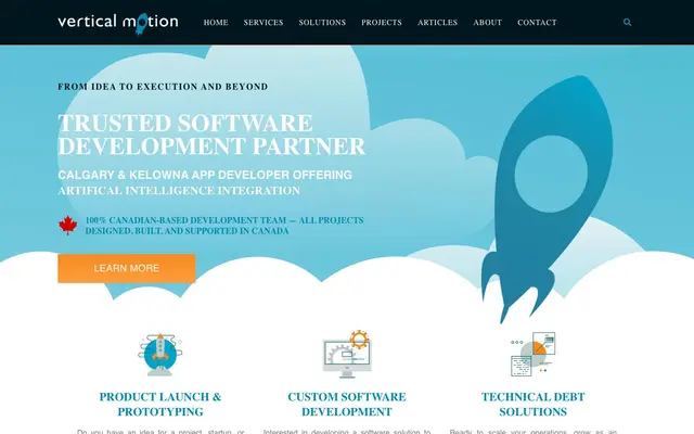 Vertical Motion website