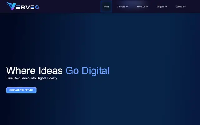 Verveo Solutions Private Limited website