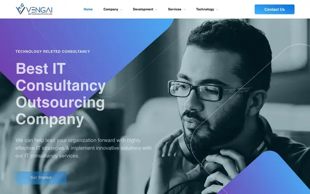 Vengai Software Solutions website