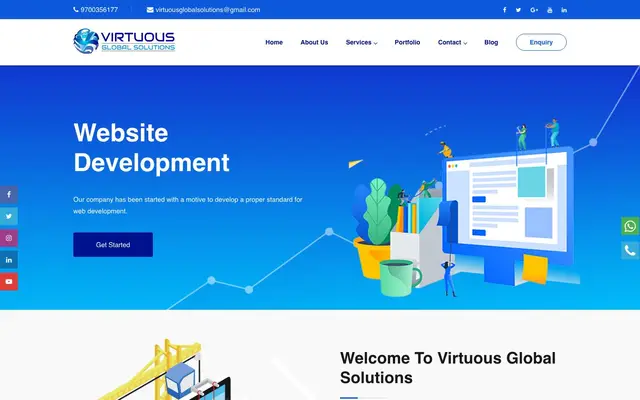 Virtuous global solutions website