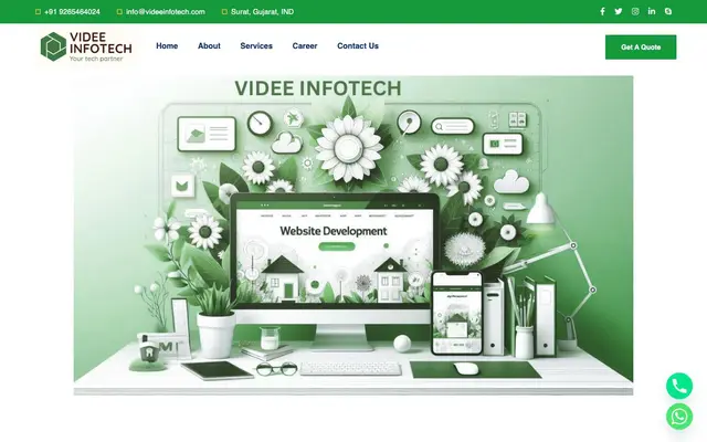 VIDEE INFOTECH website