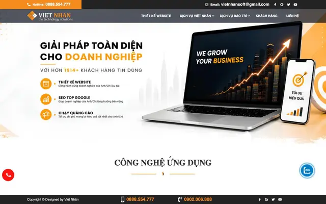 VietNhan Media | Giải pháp Website, Marketing, SEO uy tín tại Việt Nam website