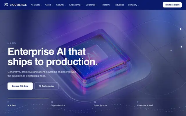 Vigomerge Technology Private Limited website