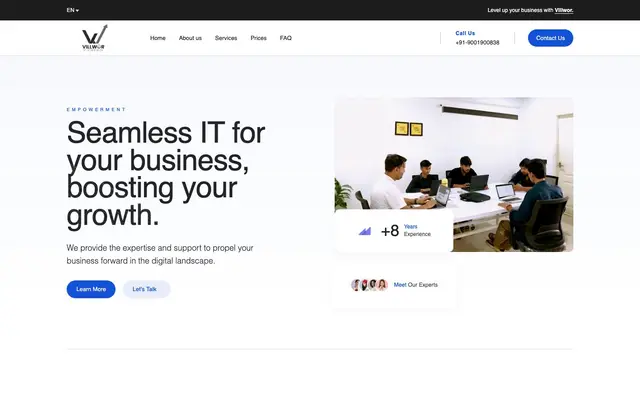 VILLWOR IT SERVICES website