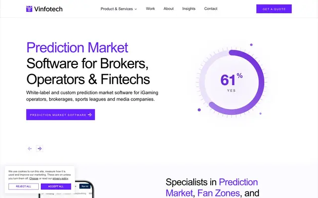 Vinfotech website