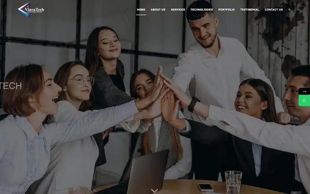 Global IT Company - VinraTech a Unit Rbarn Soft LLP website