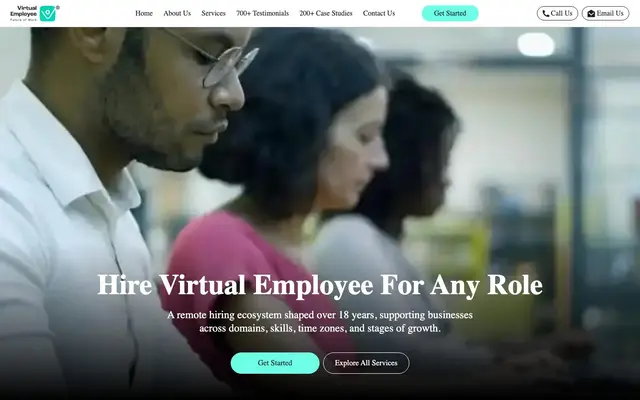 Virtual Employee Private Limited website