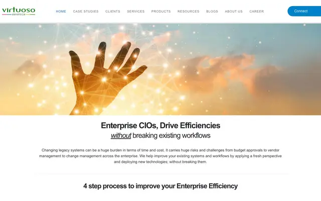 Virtuoso Infotech Pvt Ltd website