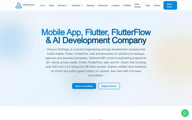 Virtuous Techlogic website