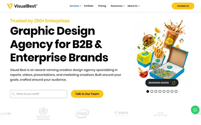 Visual Best website