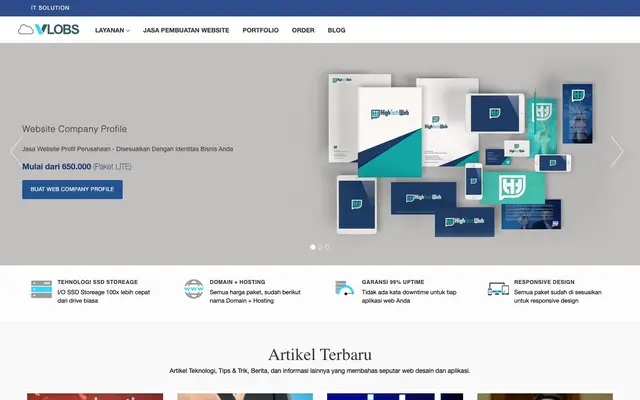 Jasa Website Bekasi - Vlobs.com website