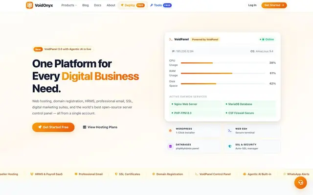 VoidOnyX website