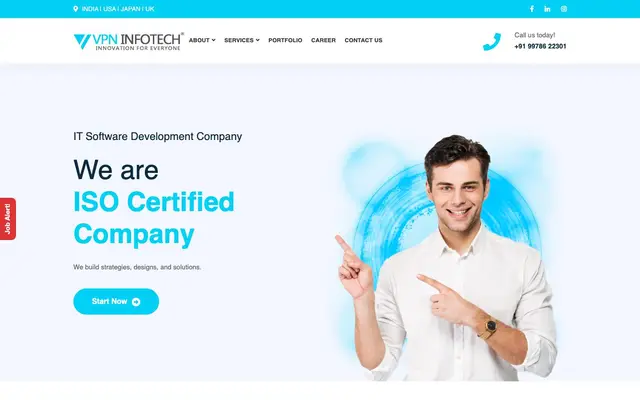 VPN INFOTECH website