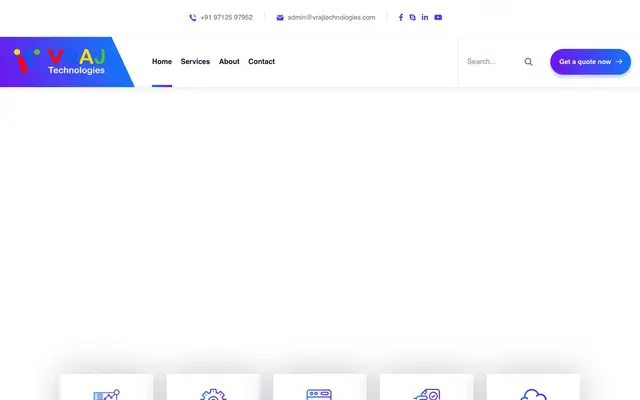 Vraj Technologies website