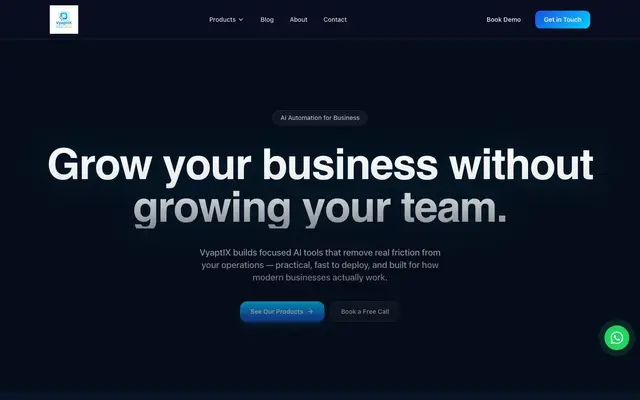 VyaptIX Technologies LLP website