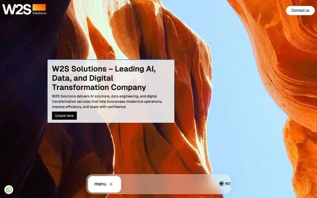 W2S Solutions website
