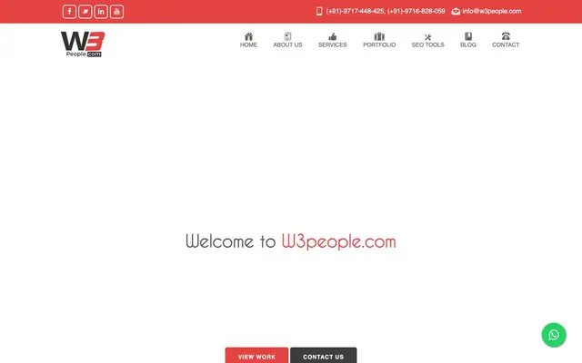 W3People - Website Designing and Development, Digital Marketing Company website