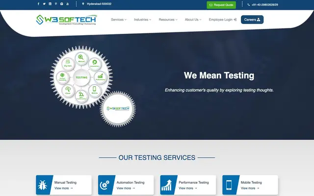 W3SOFTECH INDIA PRIVATE LIMITED website