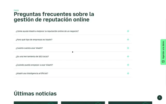 Waahi | Plataforma gestión local website