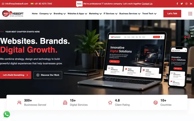 Way 2 WebSoft Technologies Pvt Ltd website