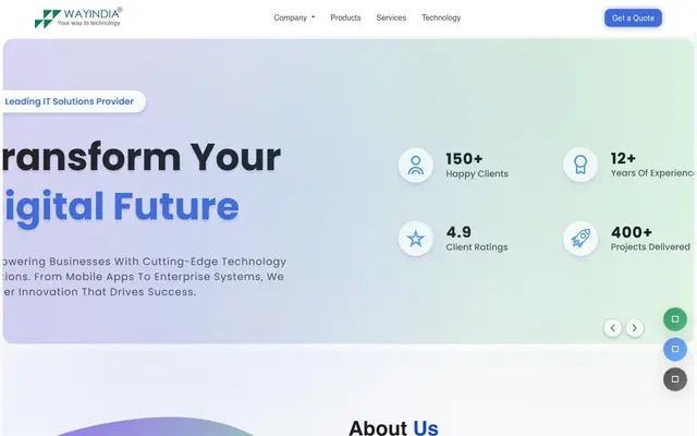 Wayindia Software Solution Pvt. Ltd website