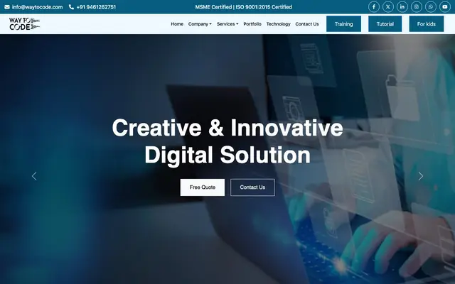 Way To Code Technologies LLP website